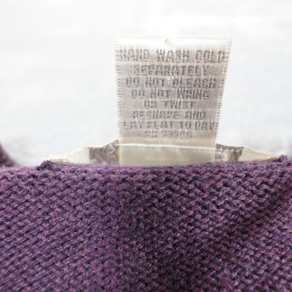 Vintage Embroidered Cardigan Sweater Petite XS Purple Cottagecore Whimsigoth Y2K - Picture 7 of 14